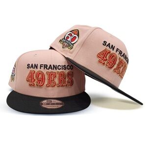 Exclusive San Francisco Peach 49ers 60th Seasons Patch New Era 9Fifty Snapback